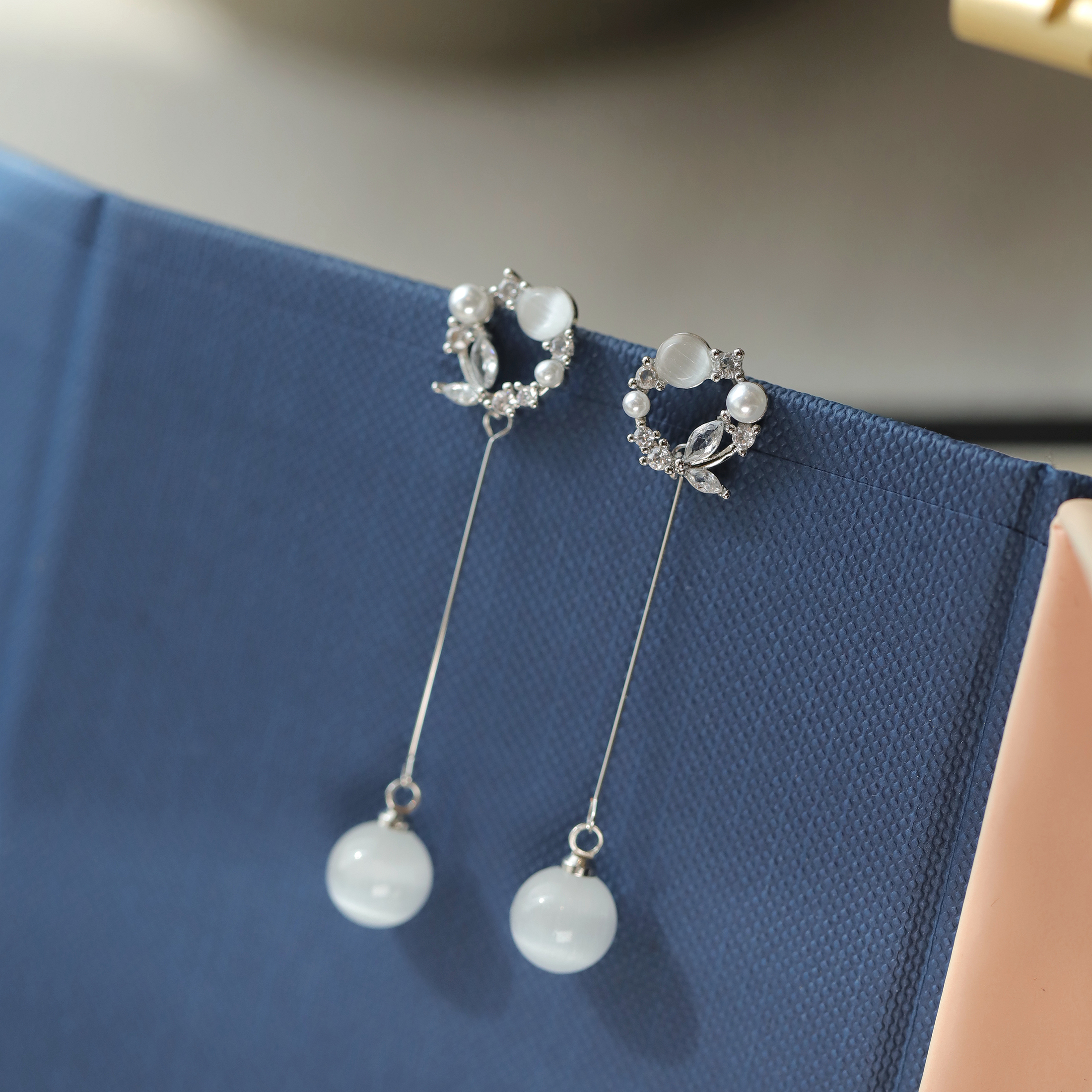 巨好看甜酷风流苏耳环女甜美清新