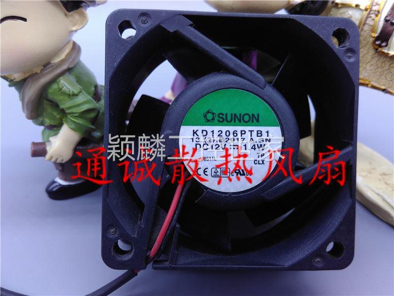 颖麟原装 SUNON KD1206PTB1 12V 1.4W 6025 6cm 2线电源机箱风