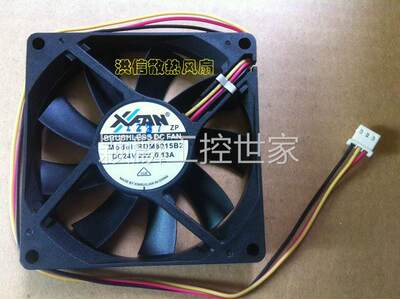 颖麟全新XFAN 8015 RDM8015B2 DC24V 0.13A 8CM 80*80*15MM变频器