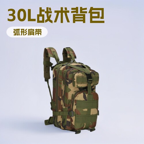 厂家现货批发 军迷战术包 户外运动登山包30L牛津防水迷彩3p背包