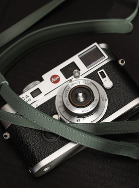 cam-in圆孔型多功能相机背带手腕带真皮swift头层牛皮摄影肩垫带