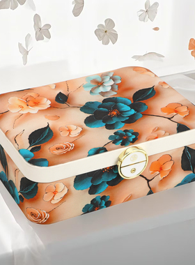 Sofis高级感精致轻奢首饰盒双层带锁首饰收纳盒2025年新款礼物