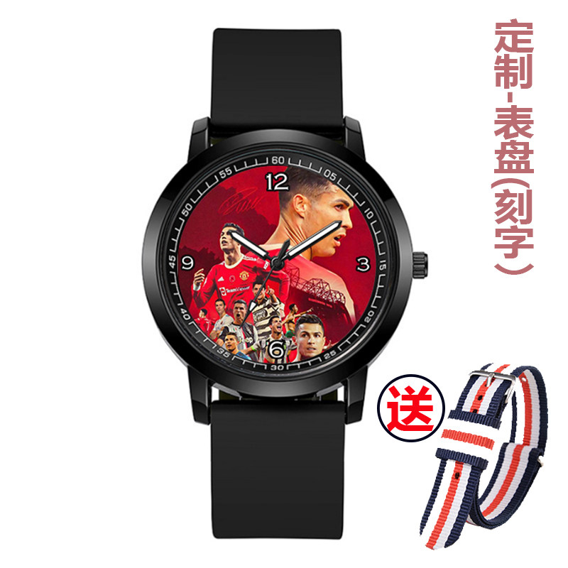 足球球星尤文图斯C罗防水手表纪国产腕表