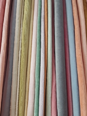 牛奶绒单面绒布料冬季保暖亲肤床单被套绒布头素色防静电绒布