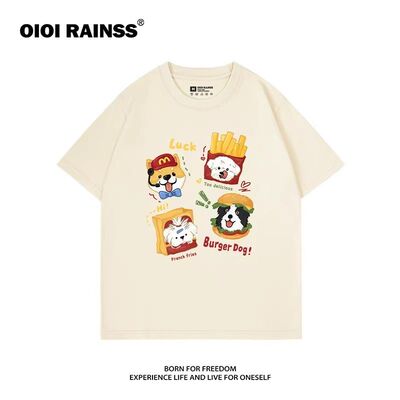 小众设计感短袖女2026新款小狗上衣宽松夏季爆款纯棉短袖t恤女夏