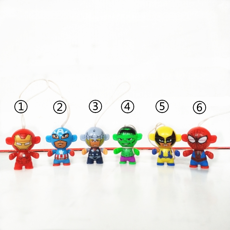 一套包邮 健达奇趣蛋玩具无壳 漫威主题 蜘蛛侠钢铁侠美国队长