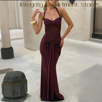 Slimfitribbonsexysleevelessdre