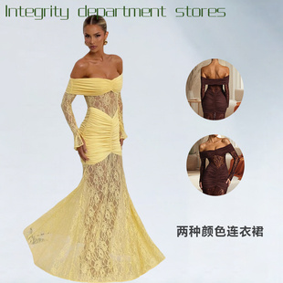 fit slim sexy hugging年性感镂空一字 out hip hollowed Bubble