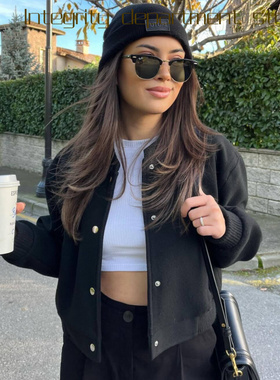 Casual coat, loose stand collar cotton jacket爆款秋冬软质宽