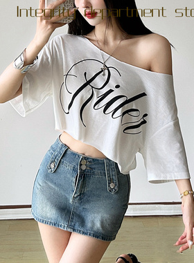 Sexy lace patchwork slim fit dress风春季性感露肩设计印花短袖