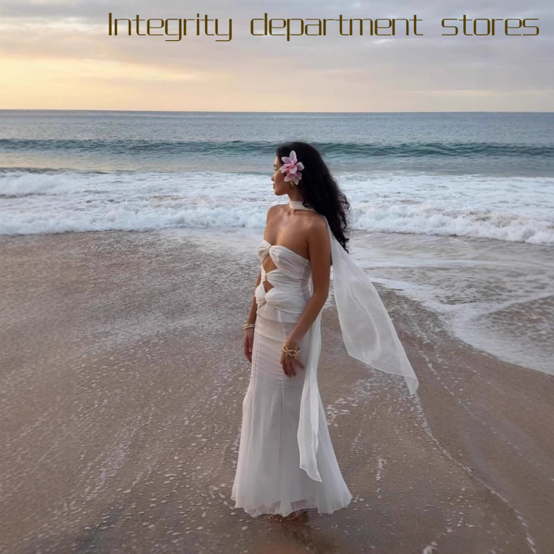 Sexystraplesslaceupvestmeshdre