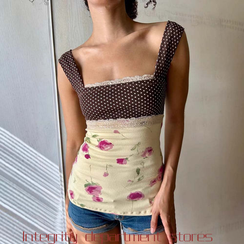 ChiffonT-shirtsexypatchworksli