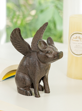 sungmor 创意铸铁手机架名片架置物架办公室家居桌面架摆件装饰品