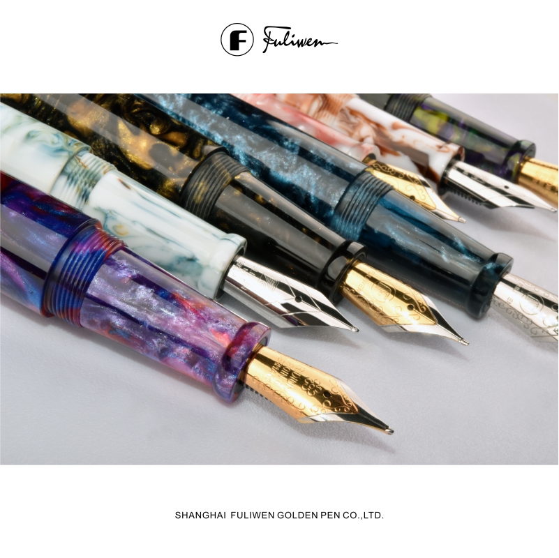 富利文017名画男女士经典商务签字笔钢笔学生日用笔轻奢生日礼品