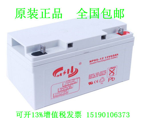 现货MSN蓄电池12V65Ah NP65-12游艇电池UPS胶体蓄电池质保三年