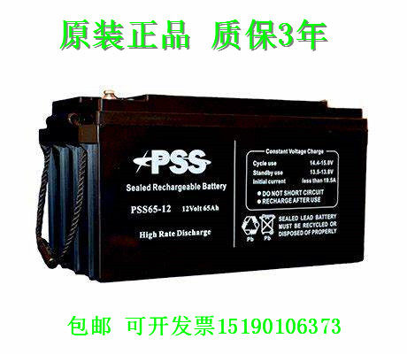 PSS 蓄电池65-12 直流屏UPS电源电瓶电机设备 12V65AH