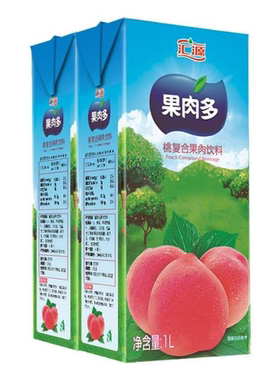 汇源果肉多桃汁草莓口味蔬果
