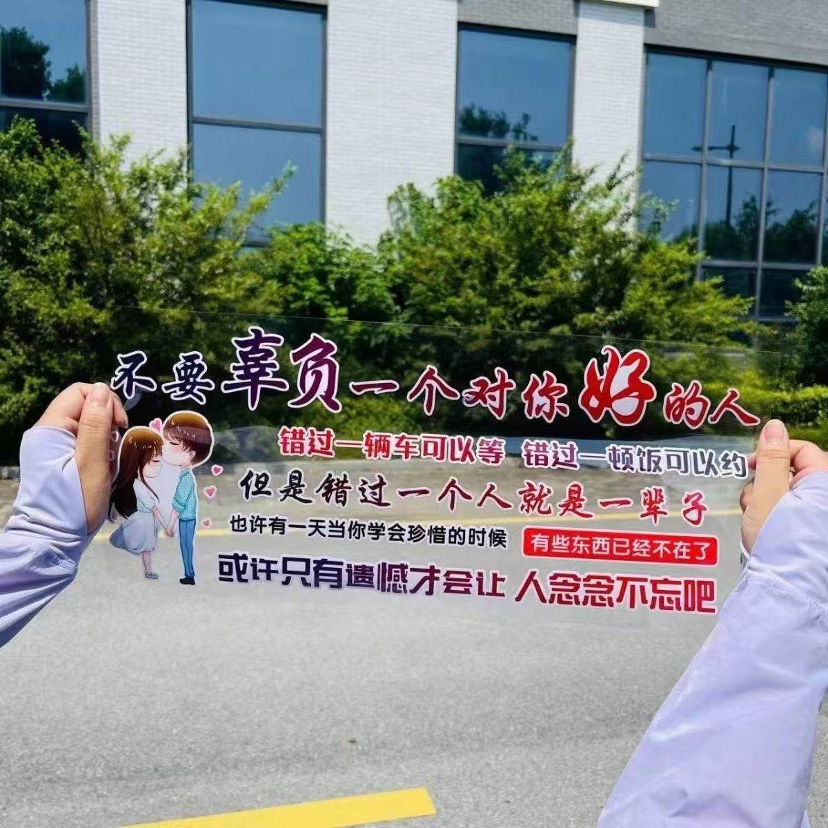 不要辜负汽车贴纸创意个性