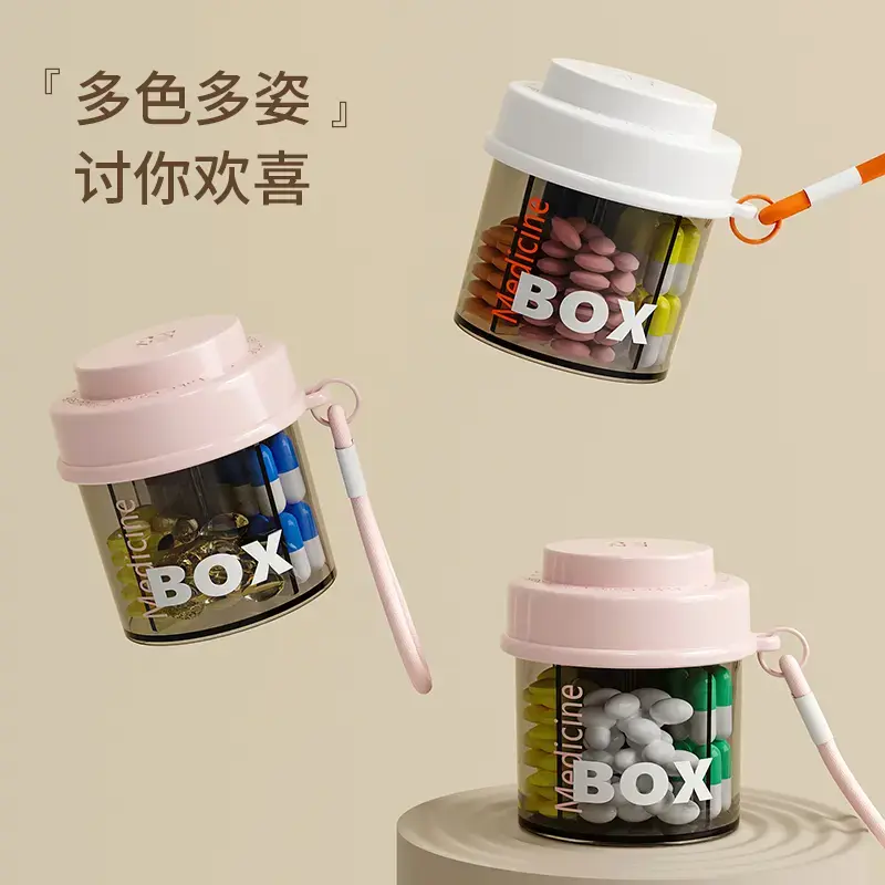 【下单立减50】便携式药盒一日三餐吃药提醒随身药品分装ZP