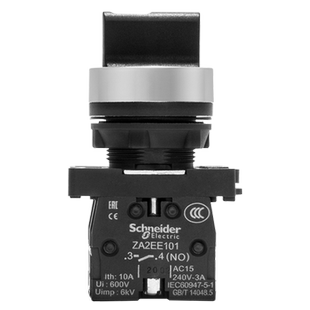 施耐德旋钮开关 XA2ED21 二档三档自锁旋钮 XA2ED33 选择开关