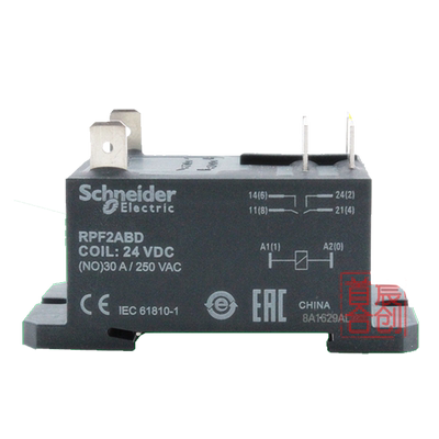 正品施耐德30A功率电磁直流继电器RPF2BBD ABD BP7 DC24V交流230V