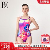 BE范德安联名女士三角连体泳衣专业竞速高弹抗氯游泳衣2025新品
