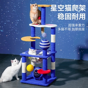 通用猫架太空舱猫咪架子 猫爬架家用小型不占地猫窝猫树一体四季