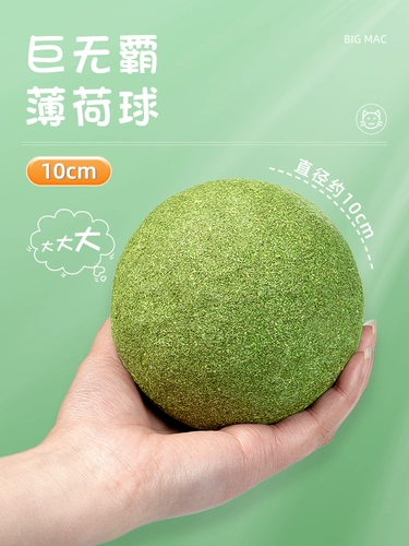 Большая мятная игрушка, прорезыватель, кот, избавление от скуки, домашний питомец