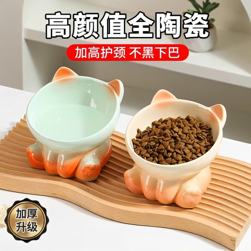 【小红书推荐】猫咪陶瓷碗大口径