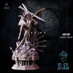 Alita阿丽塔漫画天使版 GK3D打印模型stl数据文件人物手办服务素材