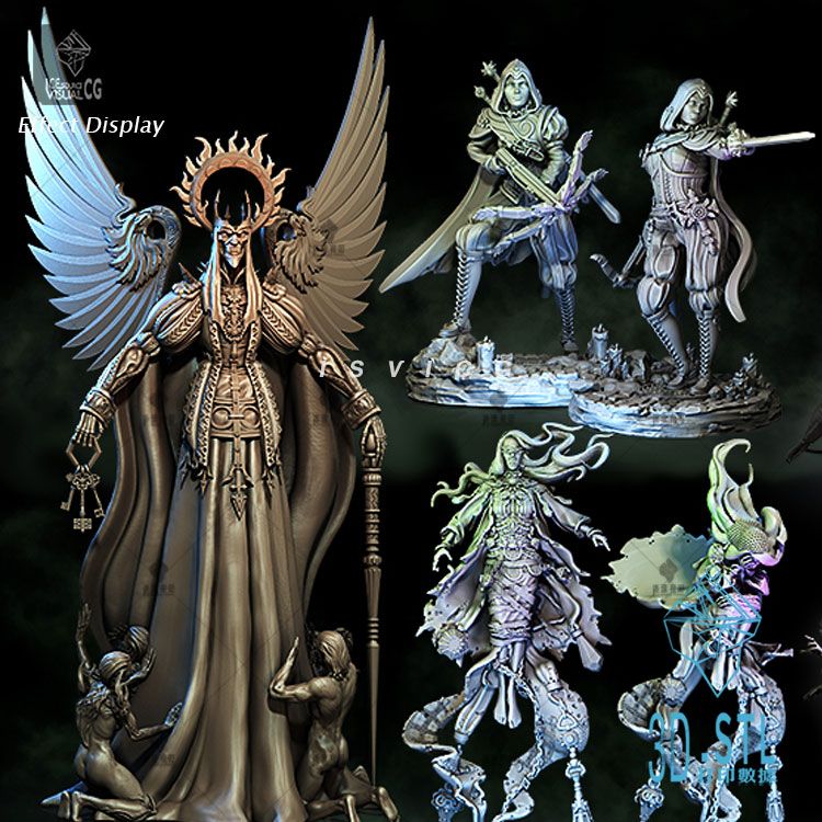 大恶棍4月工作室战旗订阅 3D打印模型数据stl人物手办高精素材