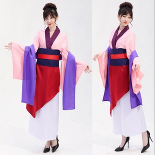 现货动漫汉服影视公主花木兰汉服动漫cosplay旗袍服万圣节女仆装