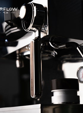 AIRFLOW气流平镜黑胡桃木不锈钢手柄E61辣妈通用无底咖啡手柄58mm