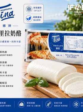 蒂娜牌马苏里拉奶酪 1公斤 Mamma Tina Mozzarella Cheese