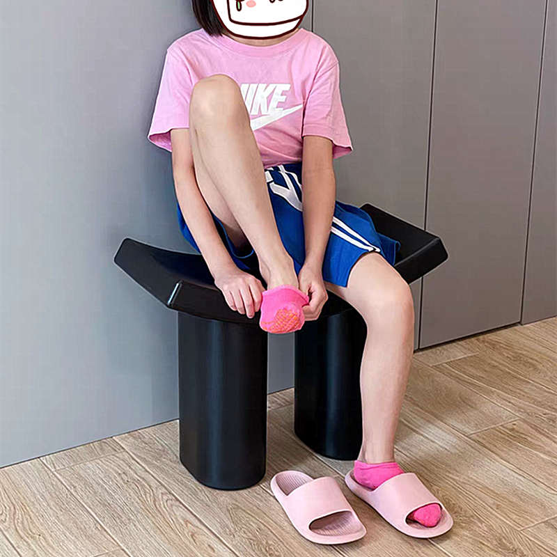 家用门口换鞋凳马鞍凳梳妆凳