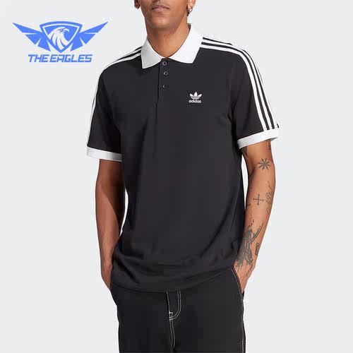 Adidas/阿迪达斯正品3-STRIPE POLO男子运动短袖POLO衫IL2501