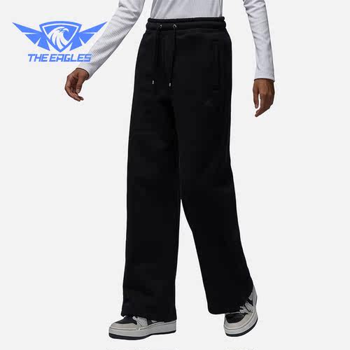 Nike/耐克正品JORDAN FLIGHT 女子加绒保暖阔腿长裤FD7225