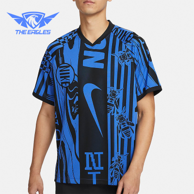 Nike/耐克正品夏季男士圆领宽松印花休闲运动T恤FN2394-480