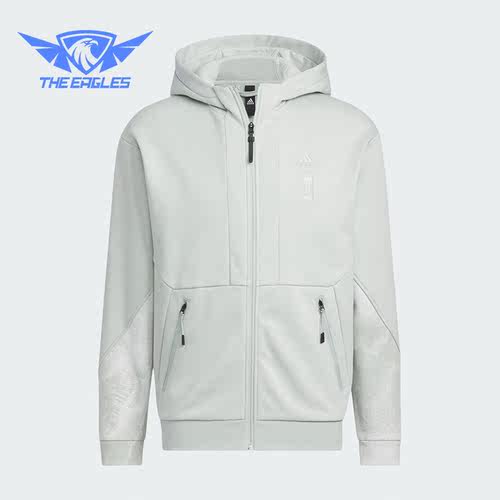Adidas/阿迪达斯正品新款男子时尚加绒连帽休闲外套IP4943