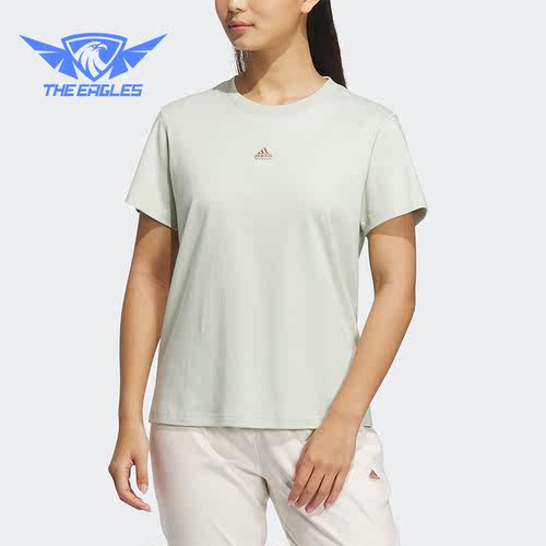 Adidas/阿迪达斯正品夏季新款运动女子圆领休闲短袖T恤IP3951