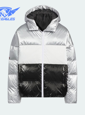 Adidas/阿迪达斯正品新款儿童运动休闲保暖连帽羽绒服IN0966