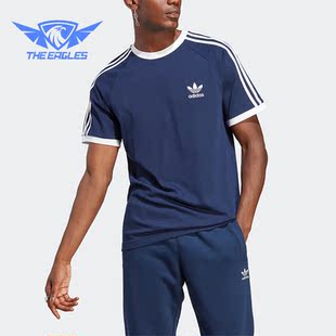 Adidas/阿迪达斯正品2023夏新款三叶草男子运动短袖T恤IA4850