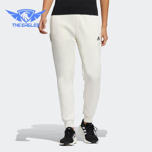 Adidas/阿迪达斯正品LABEL 女子加绒束脚运动休闲长裤IB2719