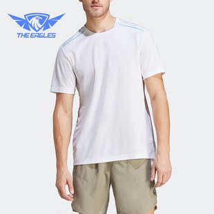 Adidas/阿迪达斯正品WO BASE LOGO T男子运动健身短袖IB7904