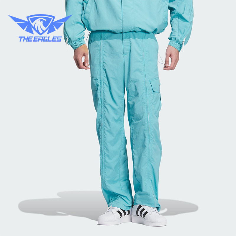 Adidas/阿迪达斯正品三叶草男女同款梭织休闲运动裤IZ4921