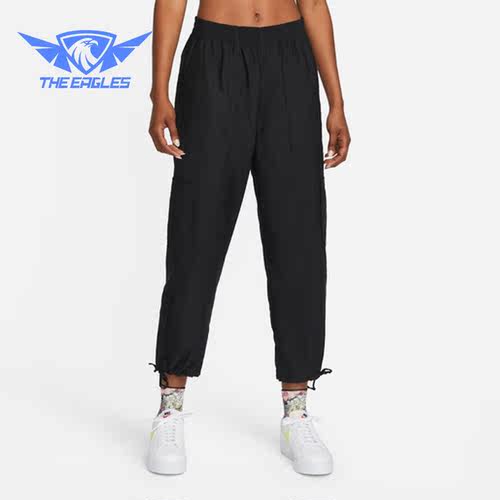 Nike/耐克正品夏季新款女子宽松透气梭织工装长裤DM6570-010