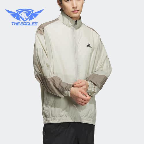 Adidas/阿迪达斯正品2023夏男子梭织运动休闲夹克外套IA6963