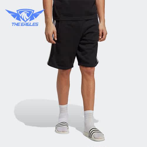 Adidas/阿迪达斯正品3-STRIPE SHORT透气男子运动短裤IA6351