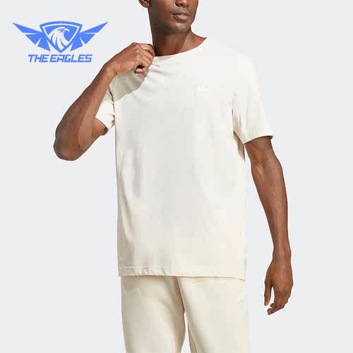 Adidas/阿迪达斯正品2023夏款休闲透气男子运动短袖T恤IA4871