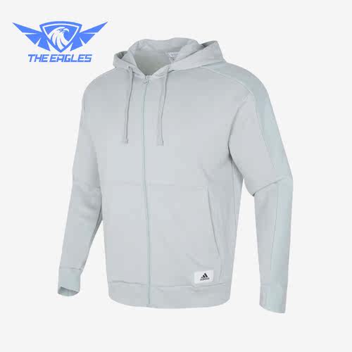 Adidas/阿迪达斯正品M LNG FZ FT加绒运动男士针织外套IQ3425